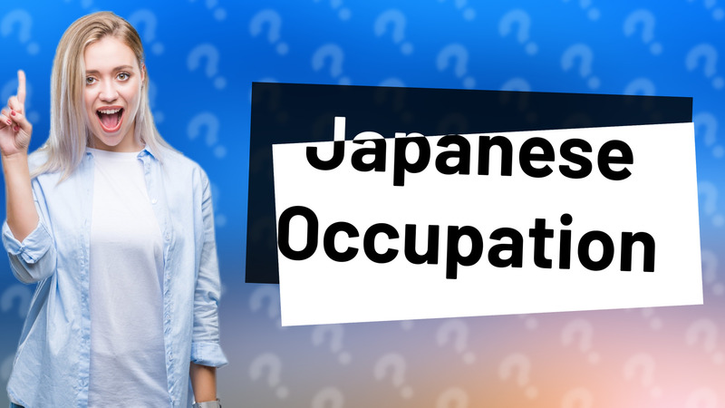 Japanese Occupation