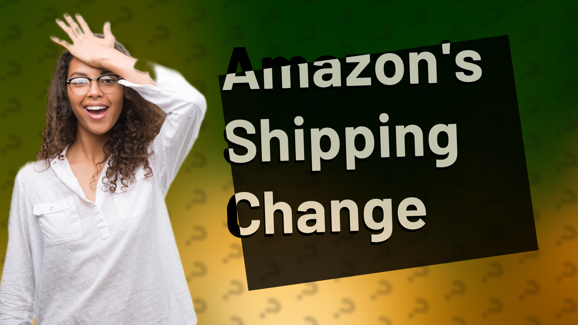 Amazon's Shipping Change
