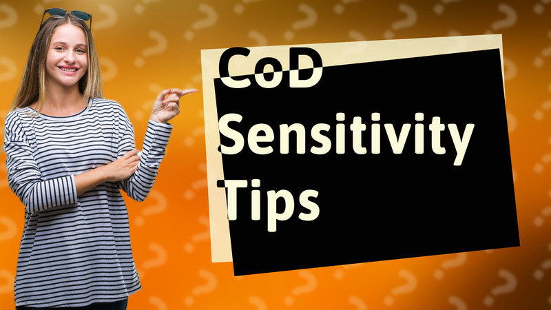 CoD Sensitivity Tips