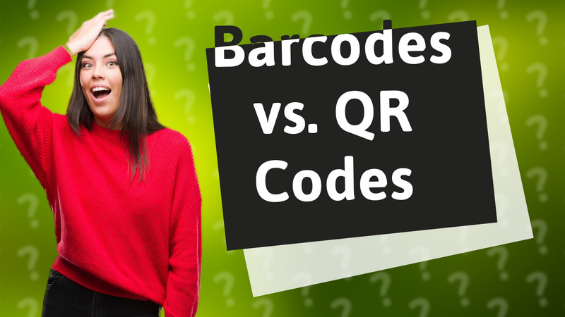 Barcodes vs. QR Codes