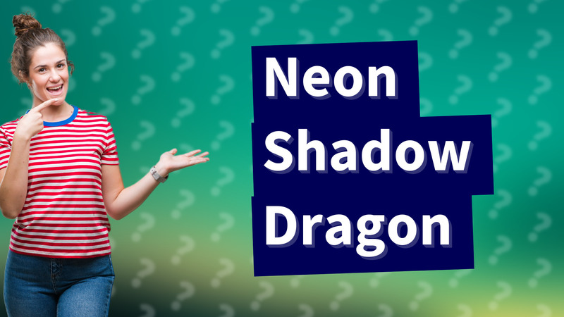 Neon Shadow Dragon