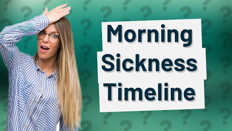 Morning Sickness Timeline