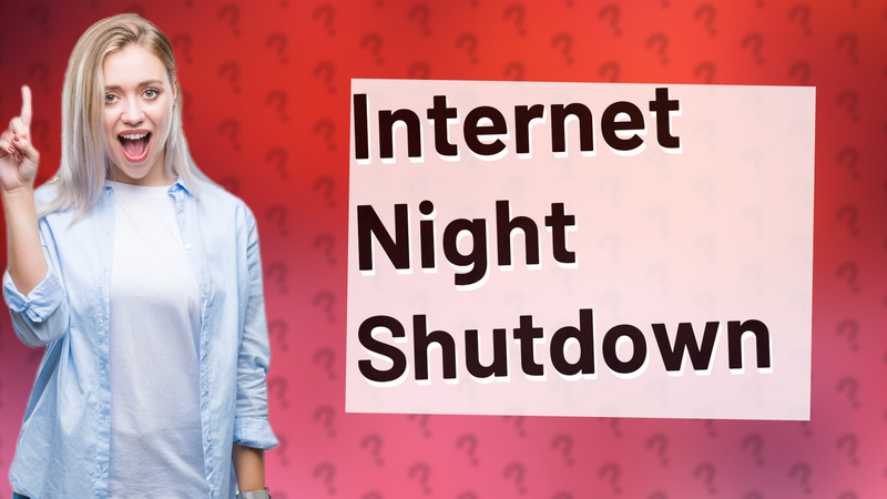 Internet Night Shutdown