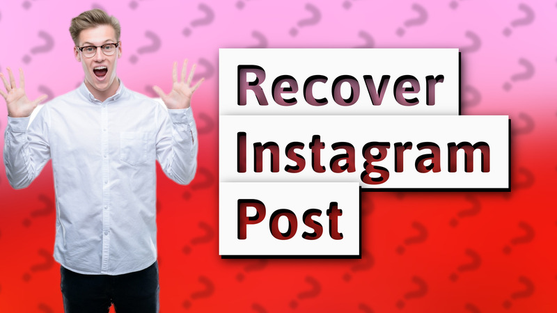 Recover Instagram Post