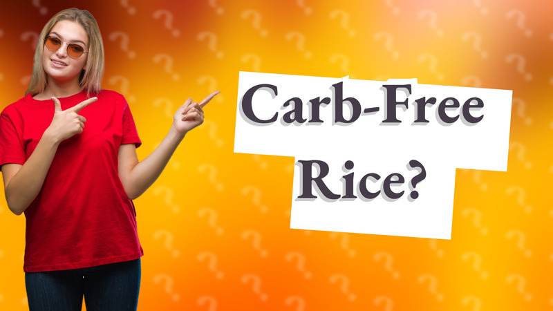 Carb-Free Rice?