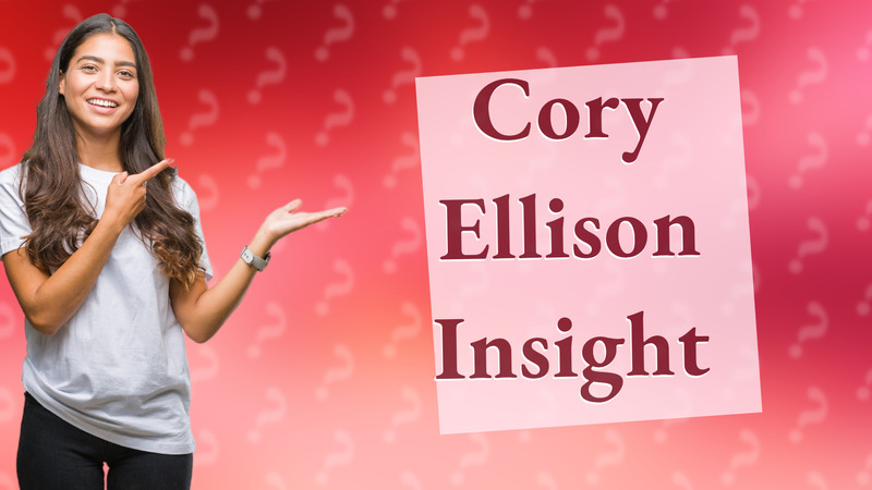 Cory Ellison Insight
