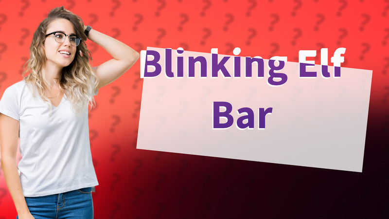 Blinking Elf Bar