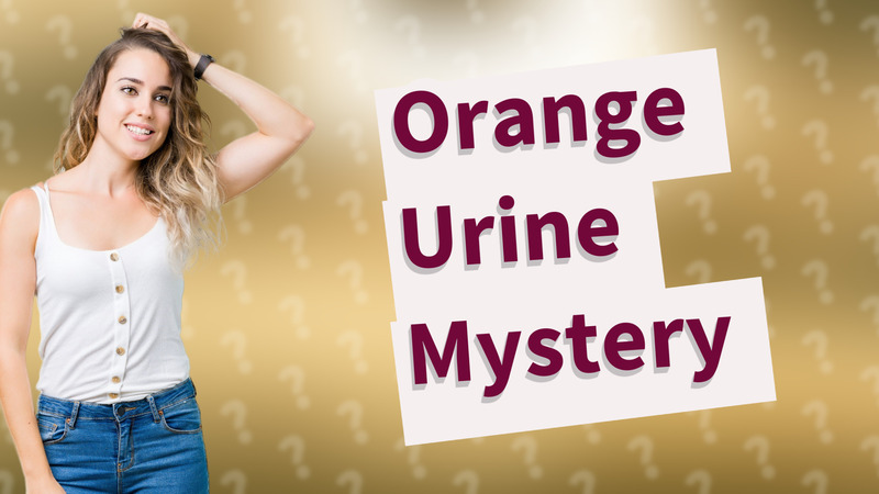 Orange Urine Mystery