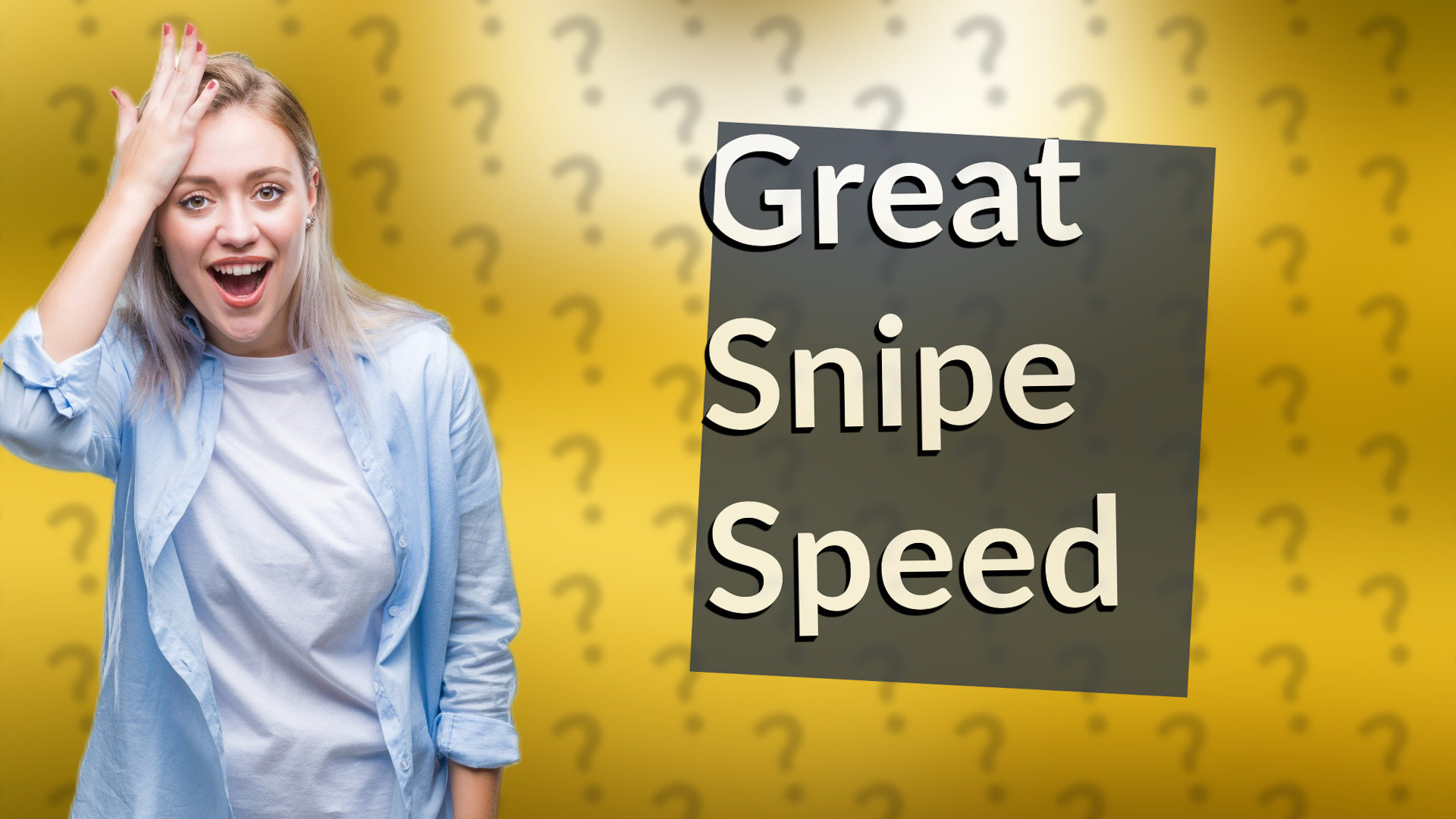 Great Snipe Speed