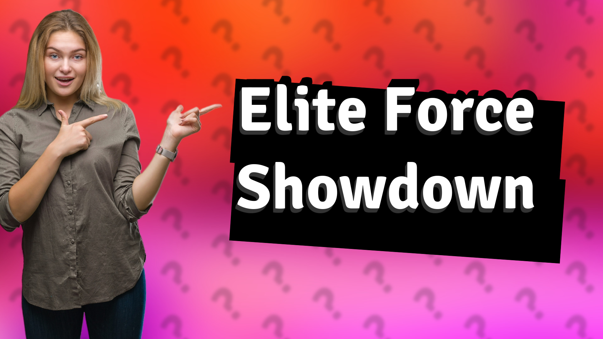 Elite Force Showdown