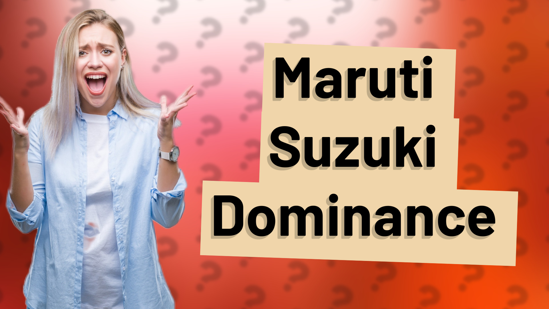 Maruti Suzuki Dominance