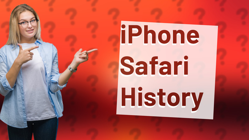 iPhone Safari History