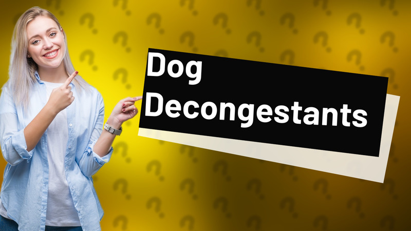 Dog Decongestants