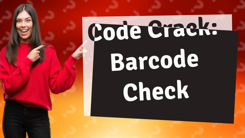 Code Crack: Barcode Check