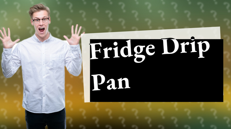 Fridge Drip Pan