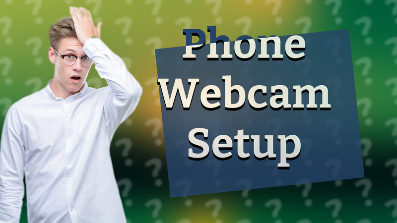 Phone Webcam Setup