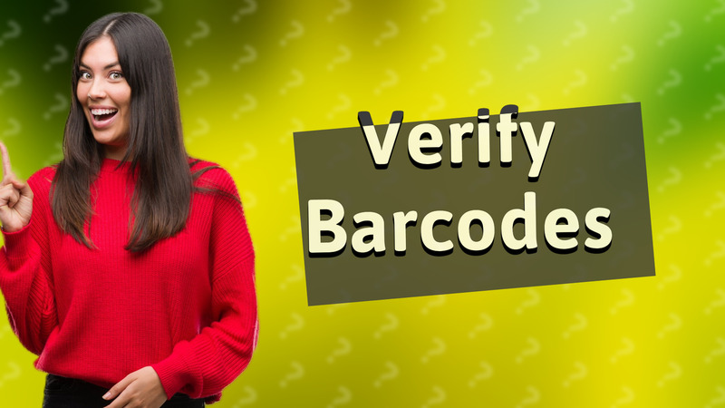 Verify Barcodes