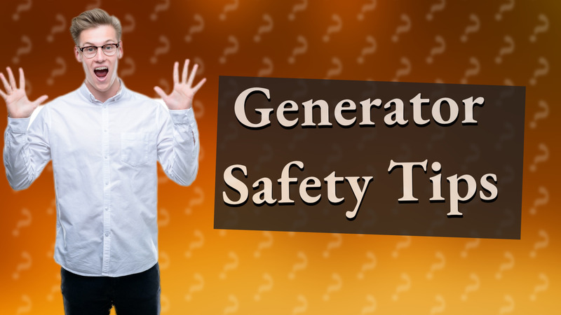 Generator Safety Tips