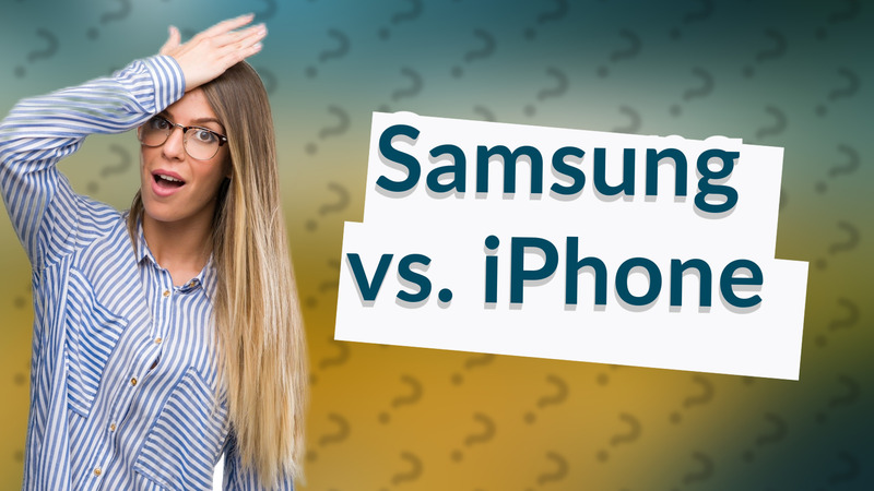 Samsung vs. iPhone