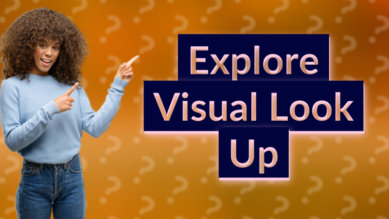 Explore Visual Look Up