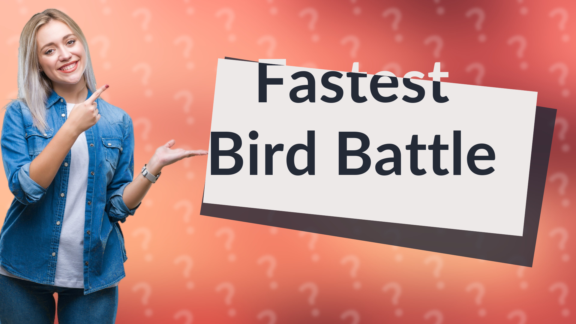 Fastest Bird Battle