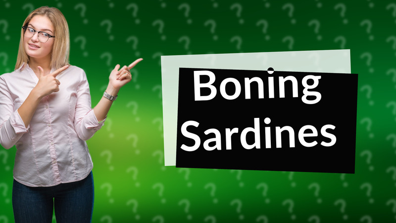 Boning Sardines