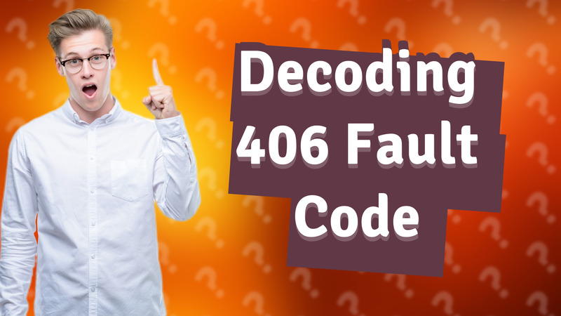 Decoding 406 Fault Code
