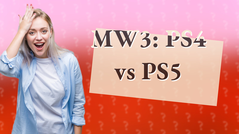 MW3: PS4 vs PS5