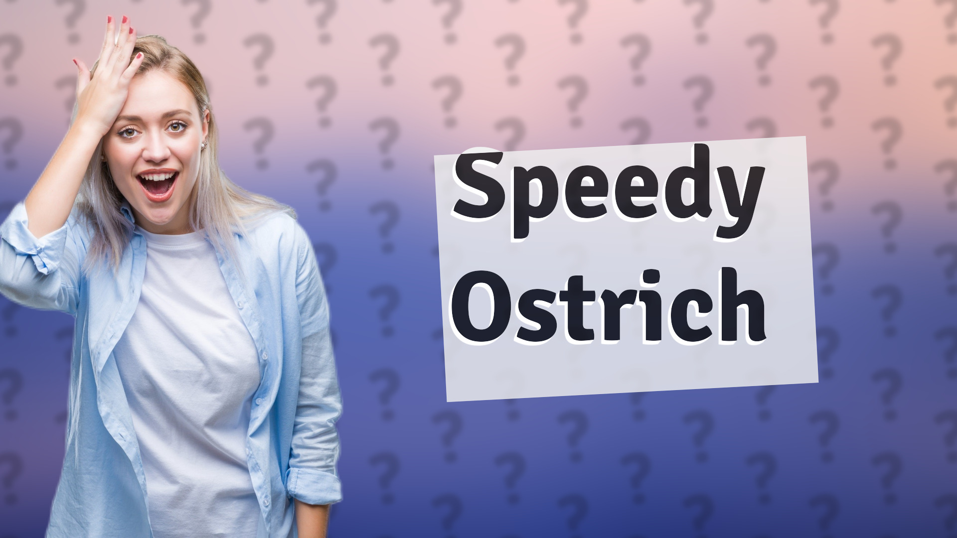 Speedy Ostrich