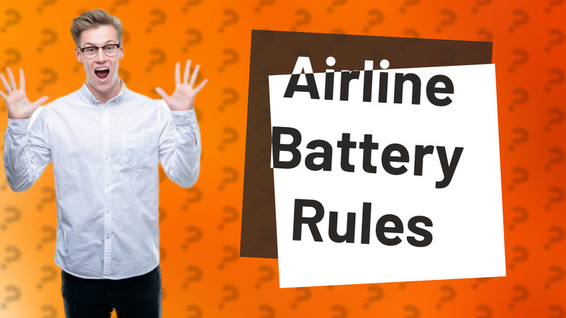 Airline Battery Rules