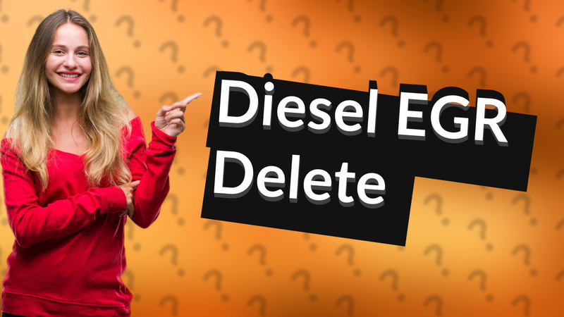 Diesel EGR Delete