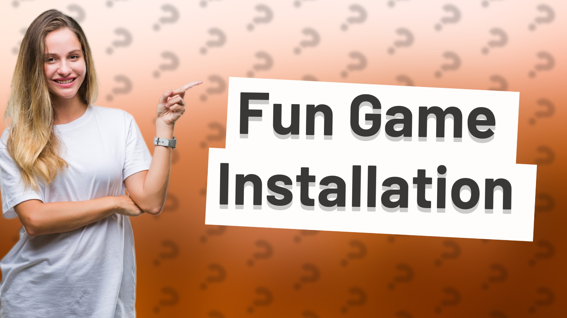 Fun Game Installation