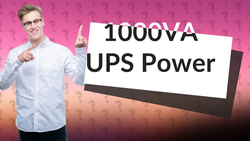 1000VA UPS Power