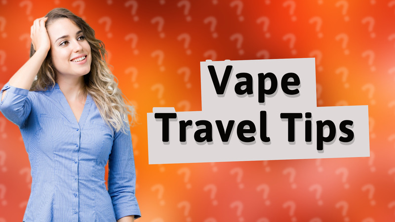 Vape Travel Tips