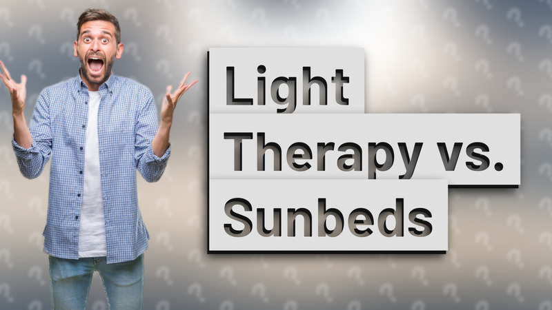 Light Therapy vs. Sunbeds