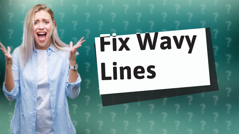 Fix Wavy Lines