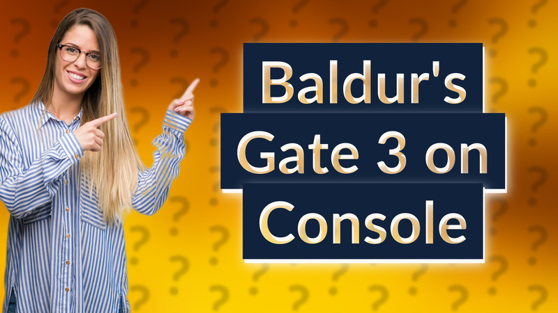 Baldur's Gate 3 on Console