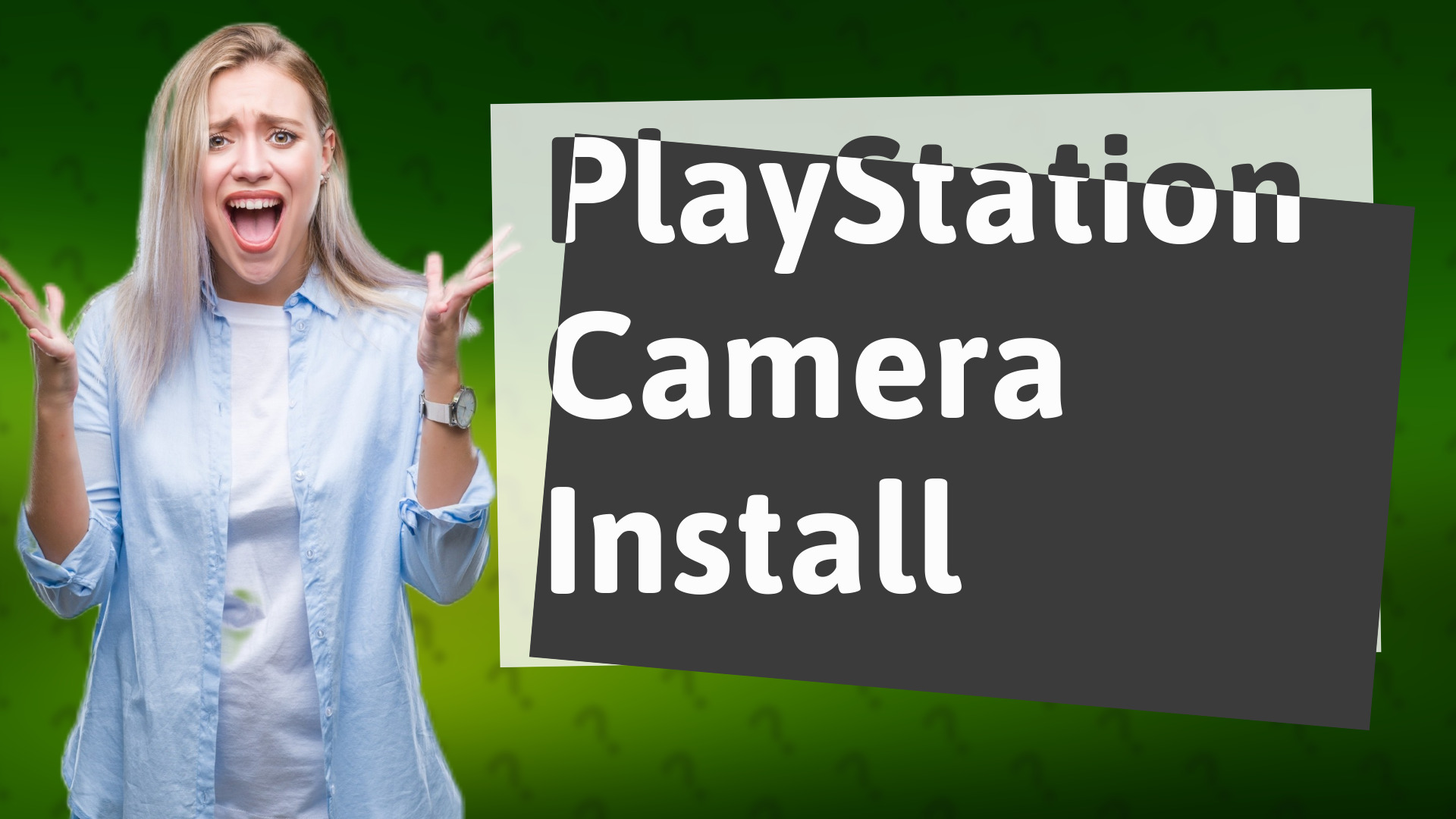 PlayStation Camera Install