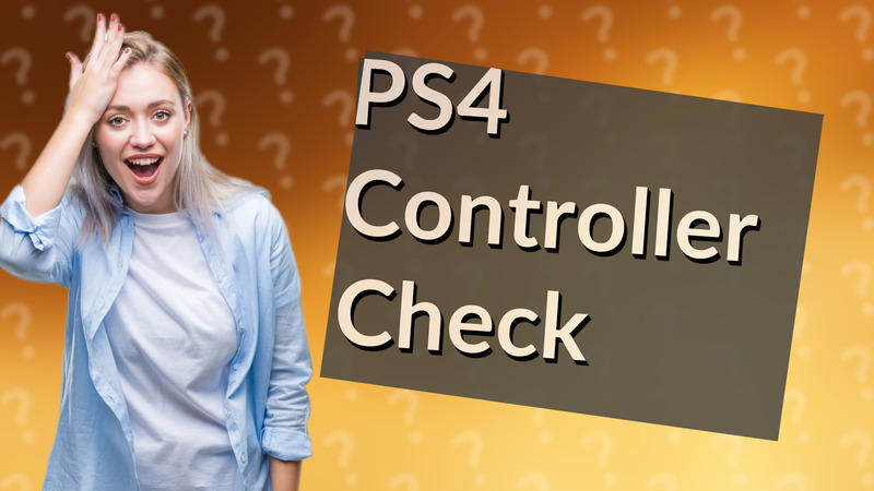 PS4 Controller Check