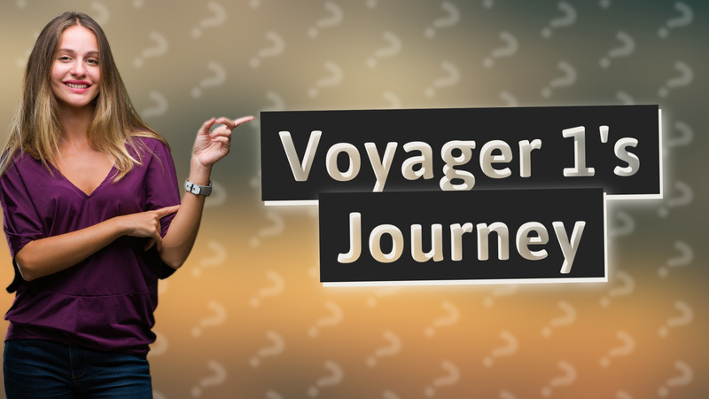 Voyager 1's Journey
