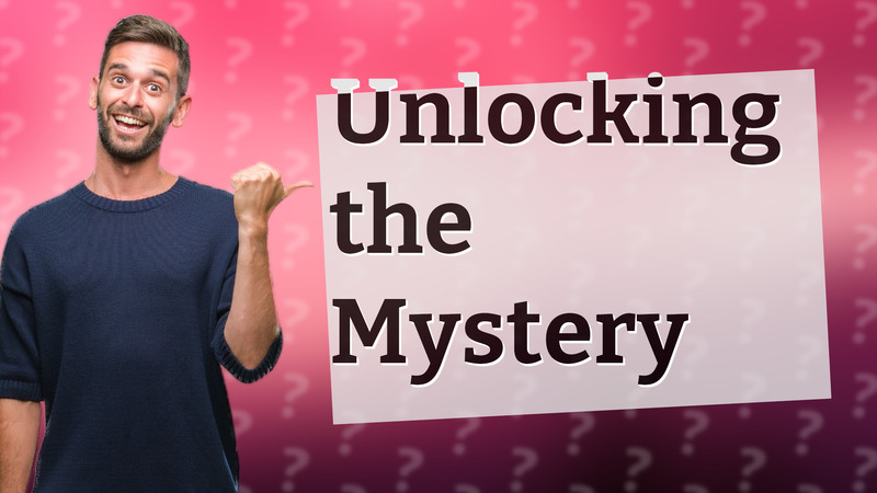 Unlocking the Mystery