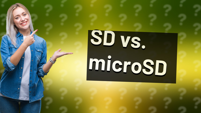 SD vs. microSD