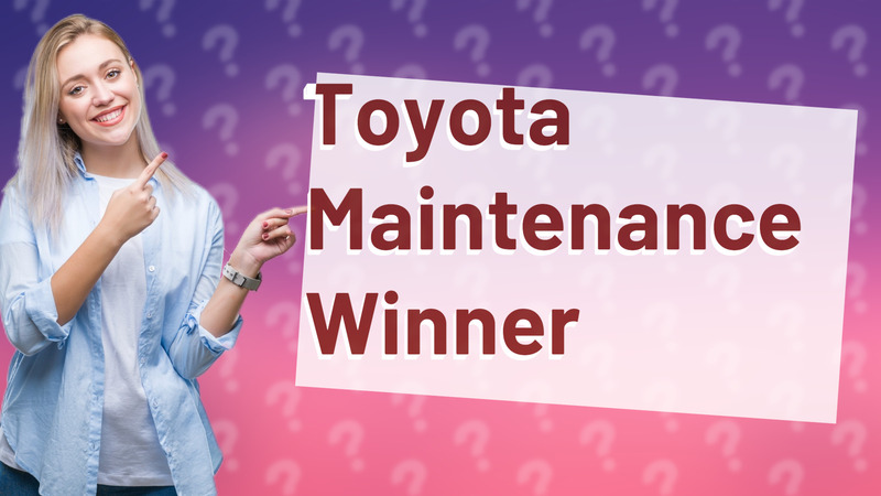 Toyota Maintenance Winner
