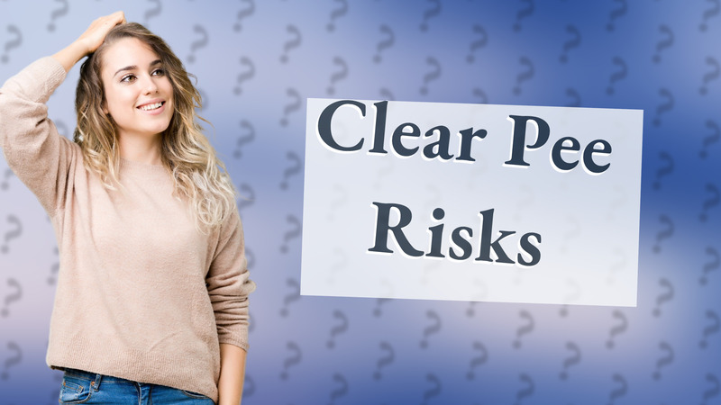 Clear Pee Risks