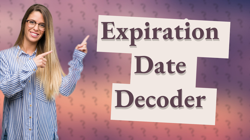 Expiration Date Decoder