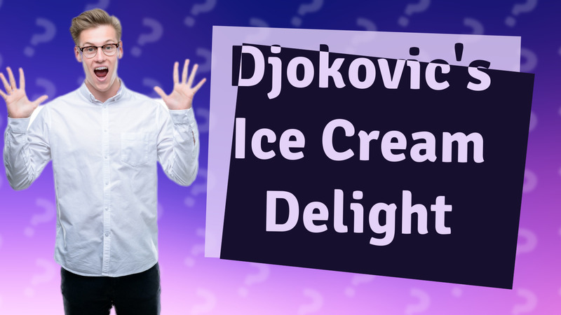 Djokovic's Ice Cream Delight