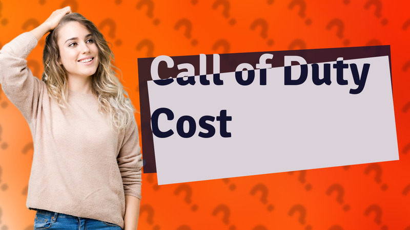 Call of Duty Cost