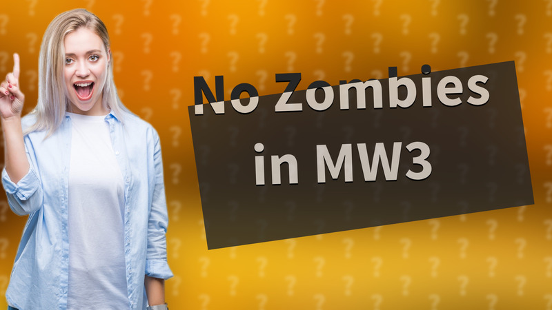 No Zombies in MW3