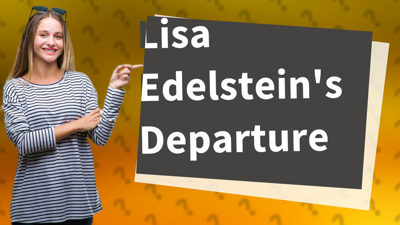 Lisa Edelstein's Departure
