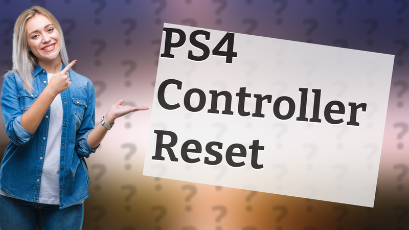 PS4 Controller Reset